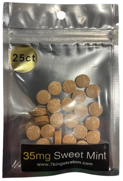 35mg (7-OH) Sweet Mint Tablets