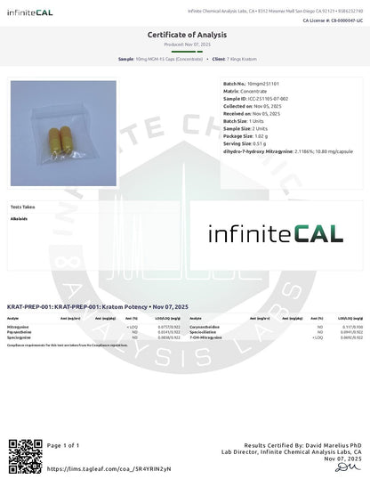 10mg MGM-15 Capsules